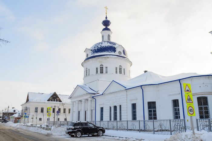 Зарайск. Виды города. Зима