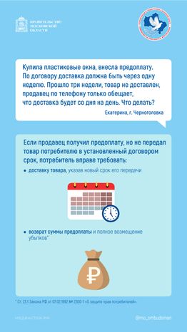 Что делать, если продавец задерживает доставку предоплаченного товара вертикаль 01