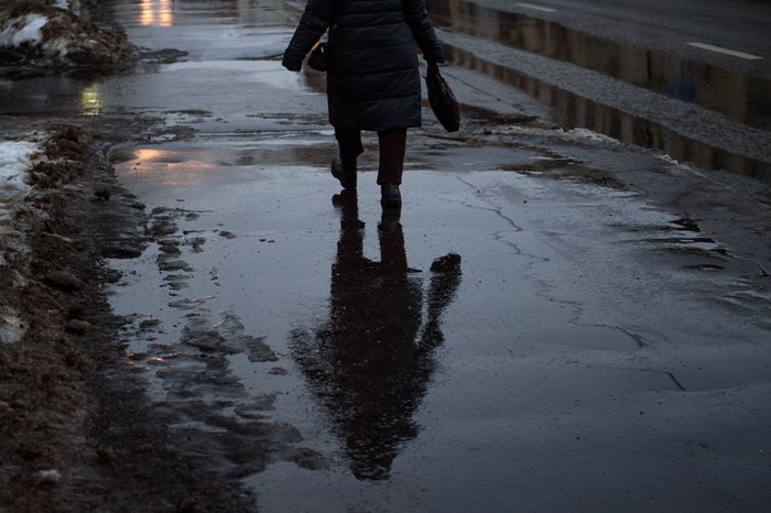 Декабрьская слякоть в Москве