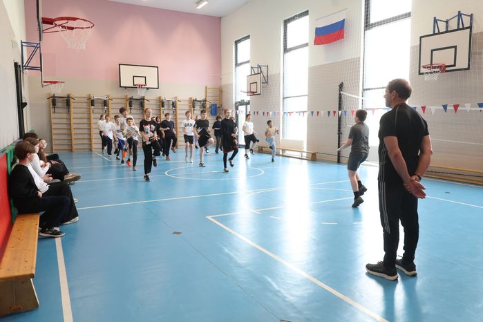 Занятия в пристройке к школе №16 в Орехово-Зуеве