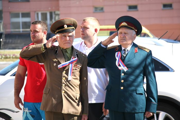 Велопробег в честь Дня российского флага в Орехово-Зуево