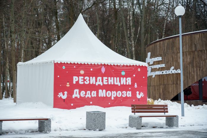 Кашира. Городской парк. Зима