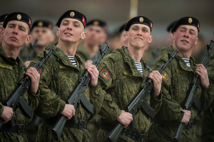 Репетиция Парада Победы в Алабино