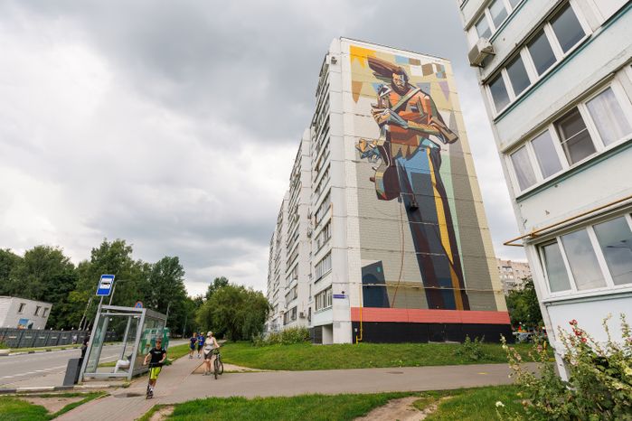 Муралы в Железнодорожном, Балашиха