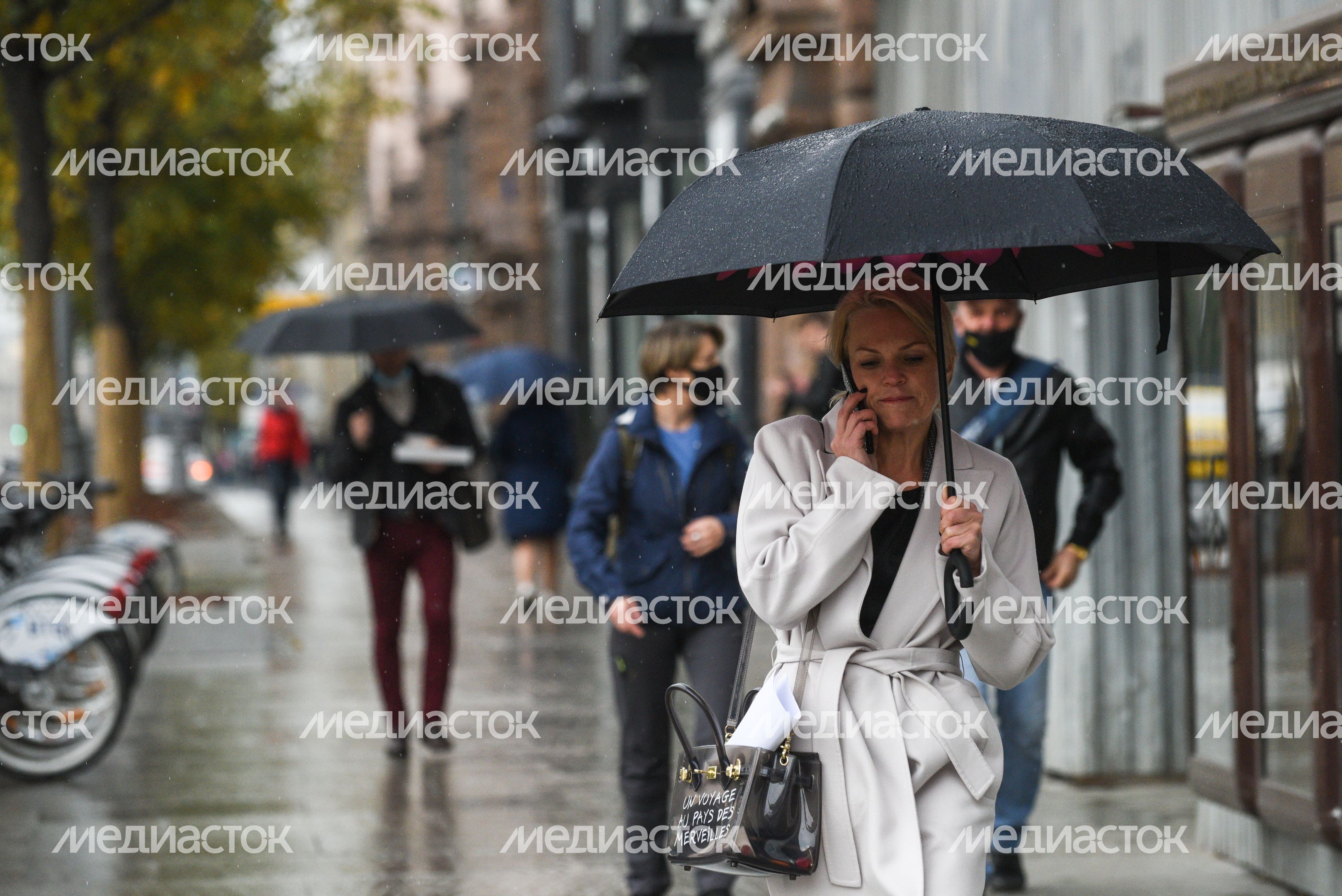 Дождливая погода в Москве