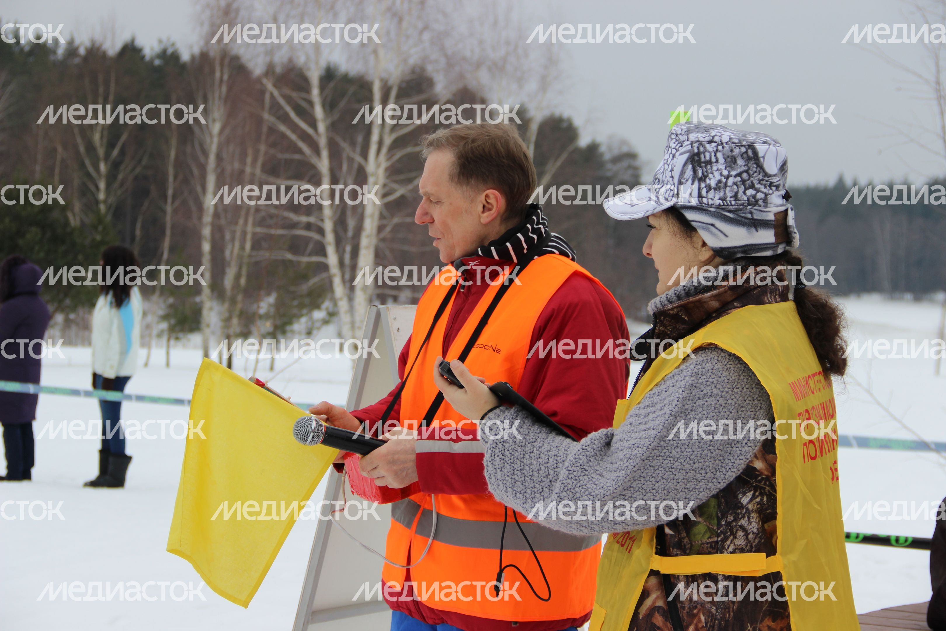 Гонка на собачьих упряжках в Егорьевске