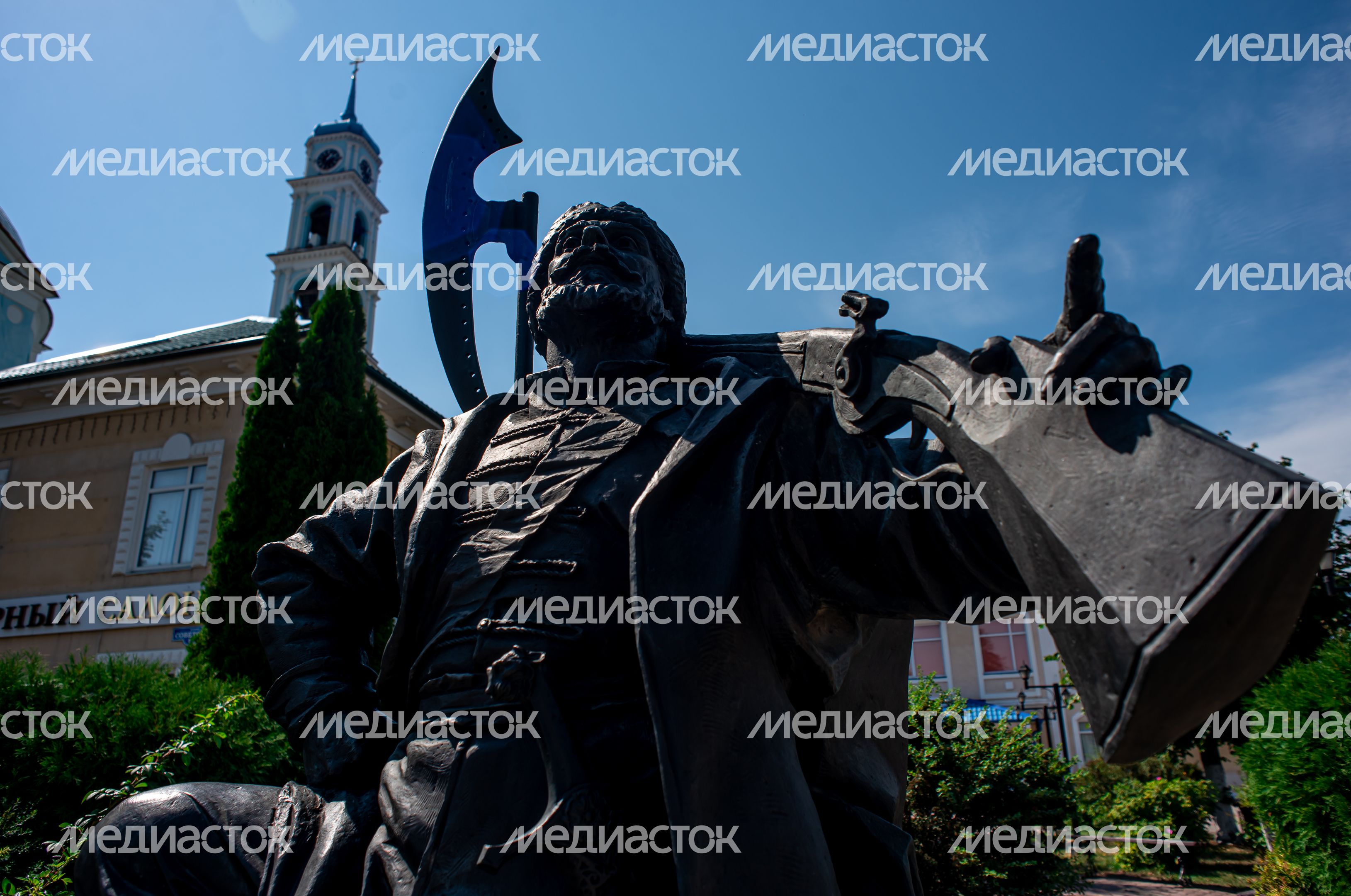 Летние виды города Кашира