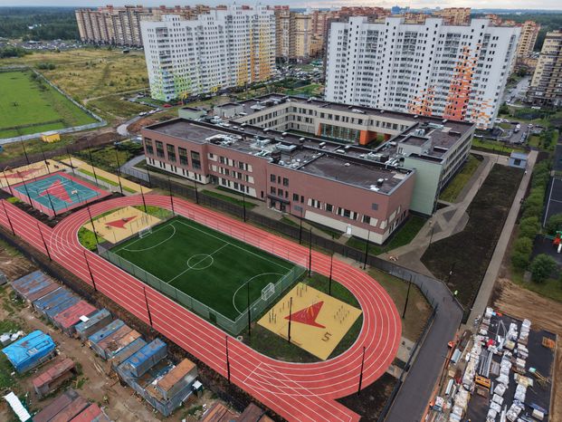 Новая школа на 1100 мест  в пгт Свердловский г.о. Лосино-Петровский готовится к открытию