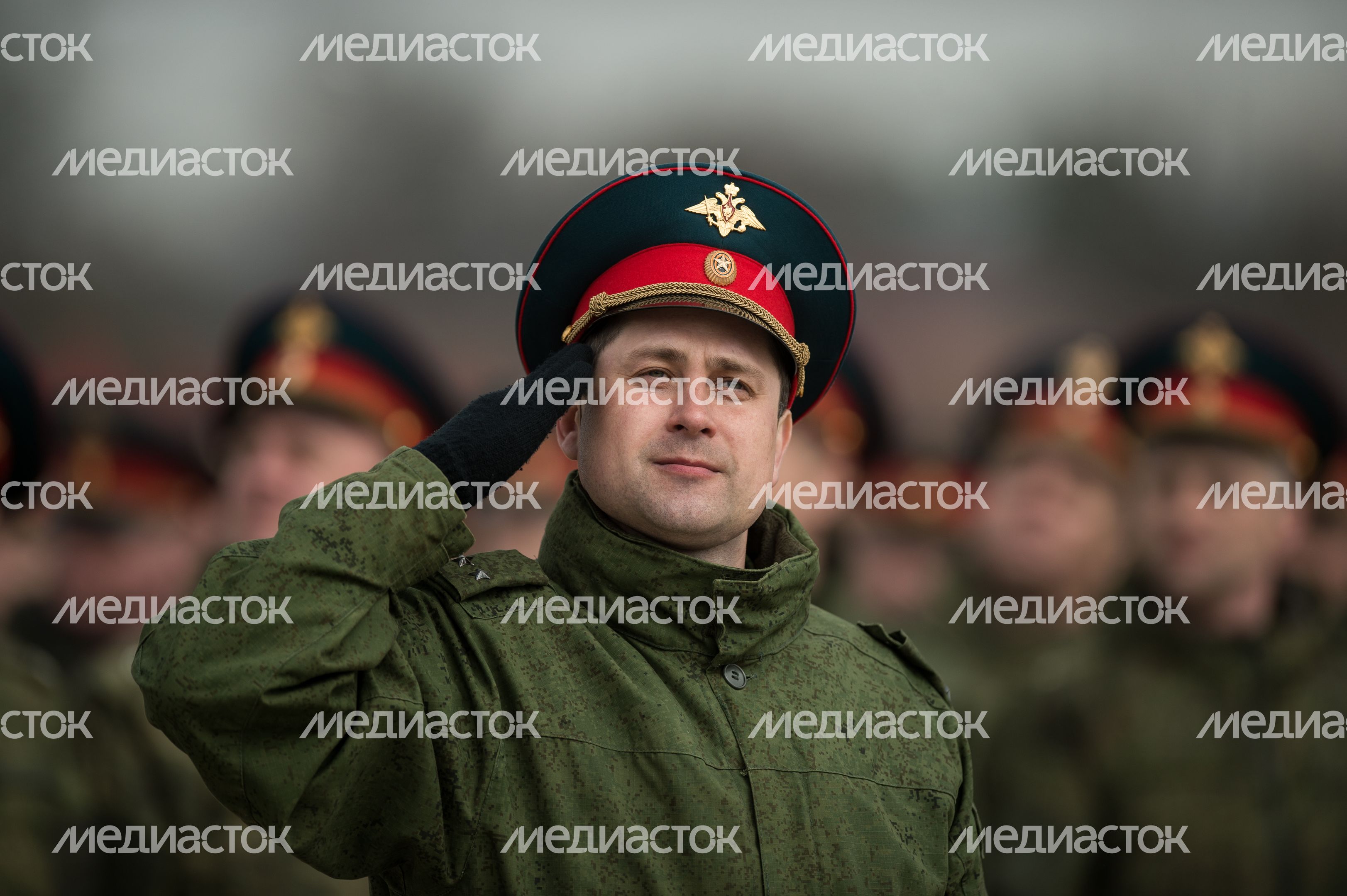 Репетиция Парада Победы в Алабино