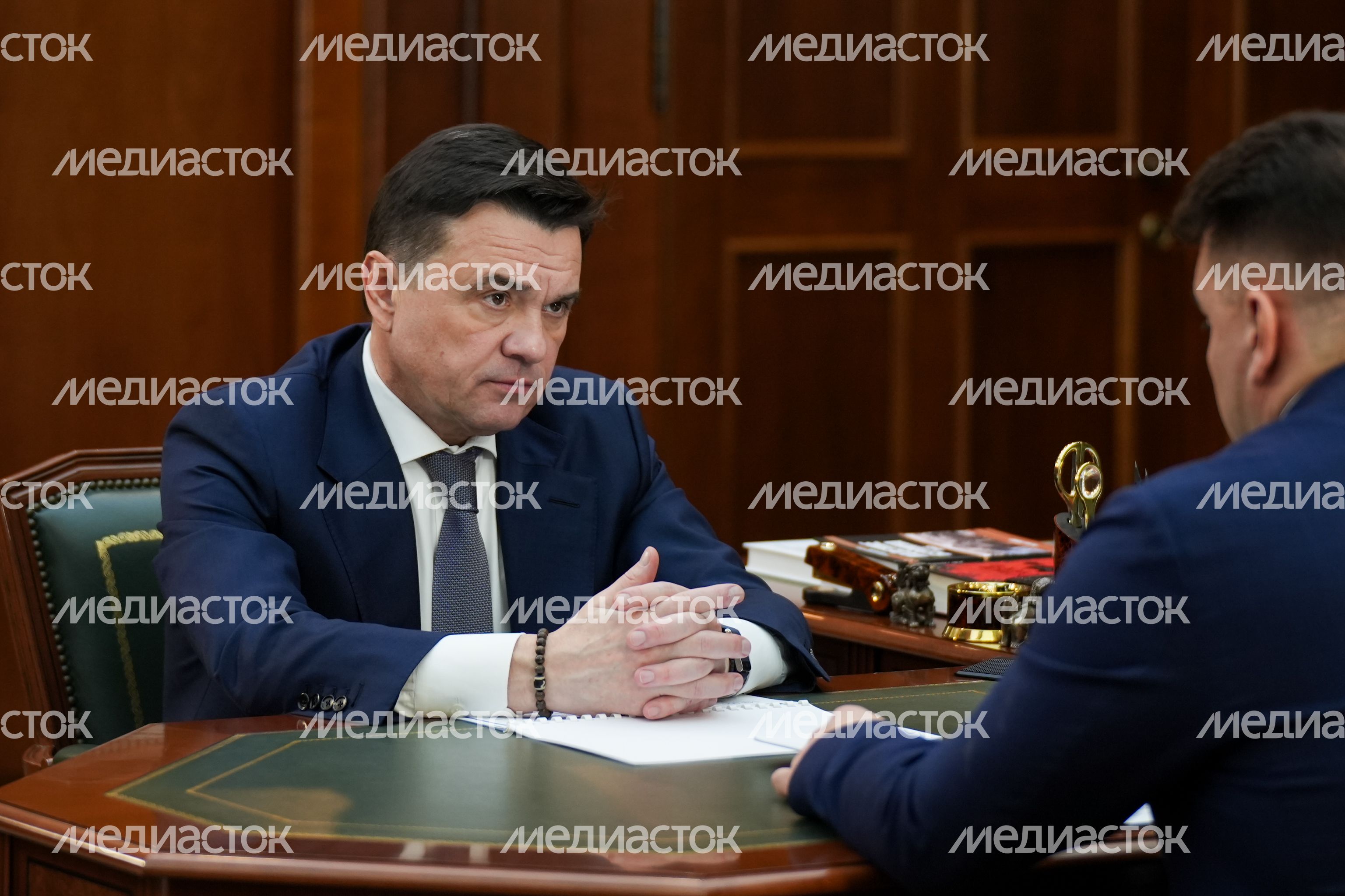 Андрей Воробьев провел встречу с главой Можайского м.о. Денисом Мордвинцевым Андрей Воробьев провел встречу с главой Можайского м.о. Денисом Мордвинцевым