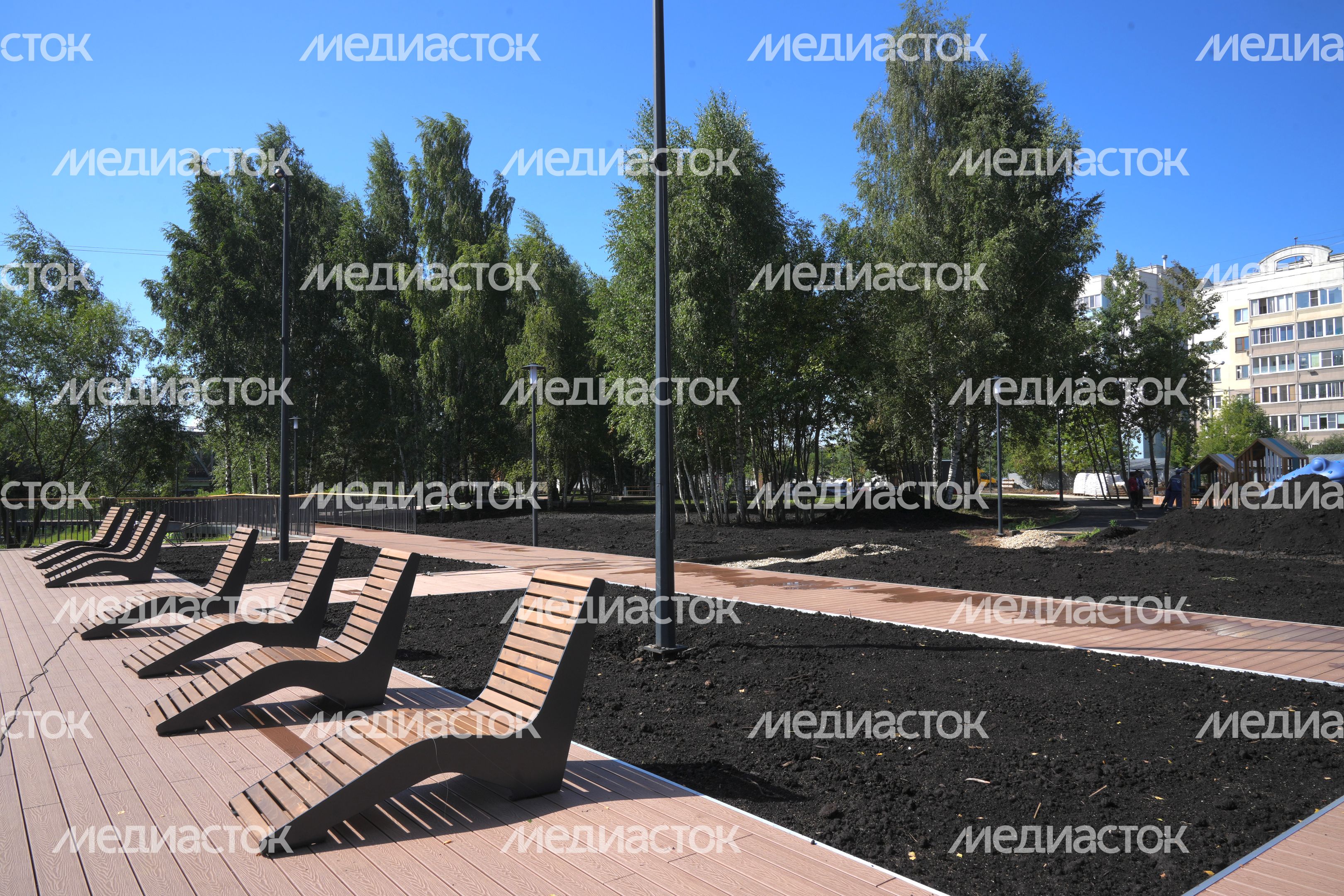 Благоустройство зоны отдыха у реки Учи в Ивантеевке
