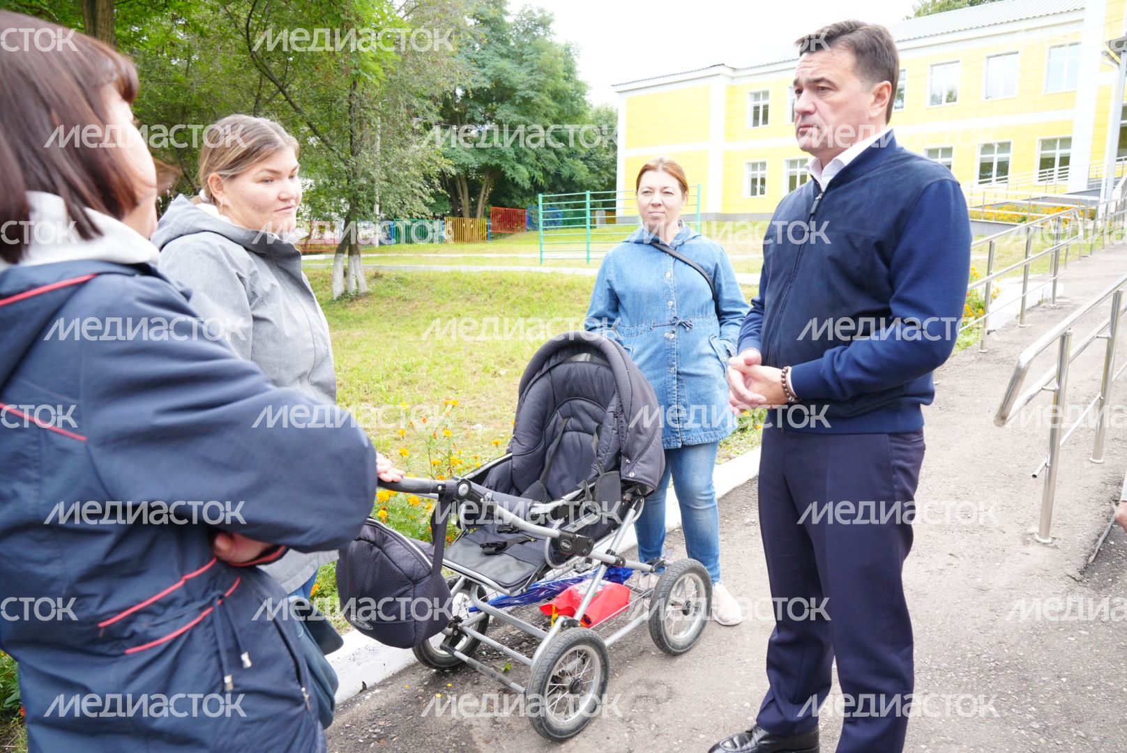 Проверка работы школы №3 в Кашире Губернатором Подмосковья