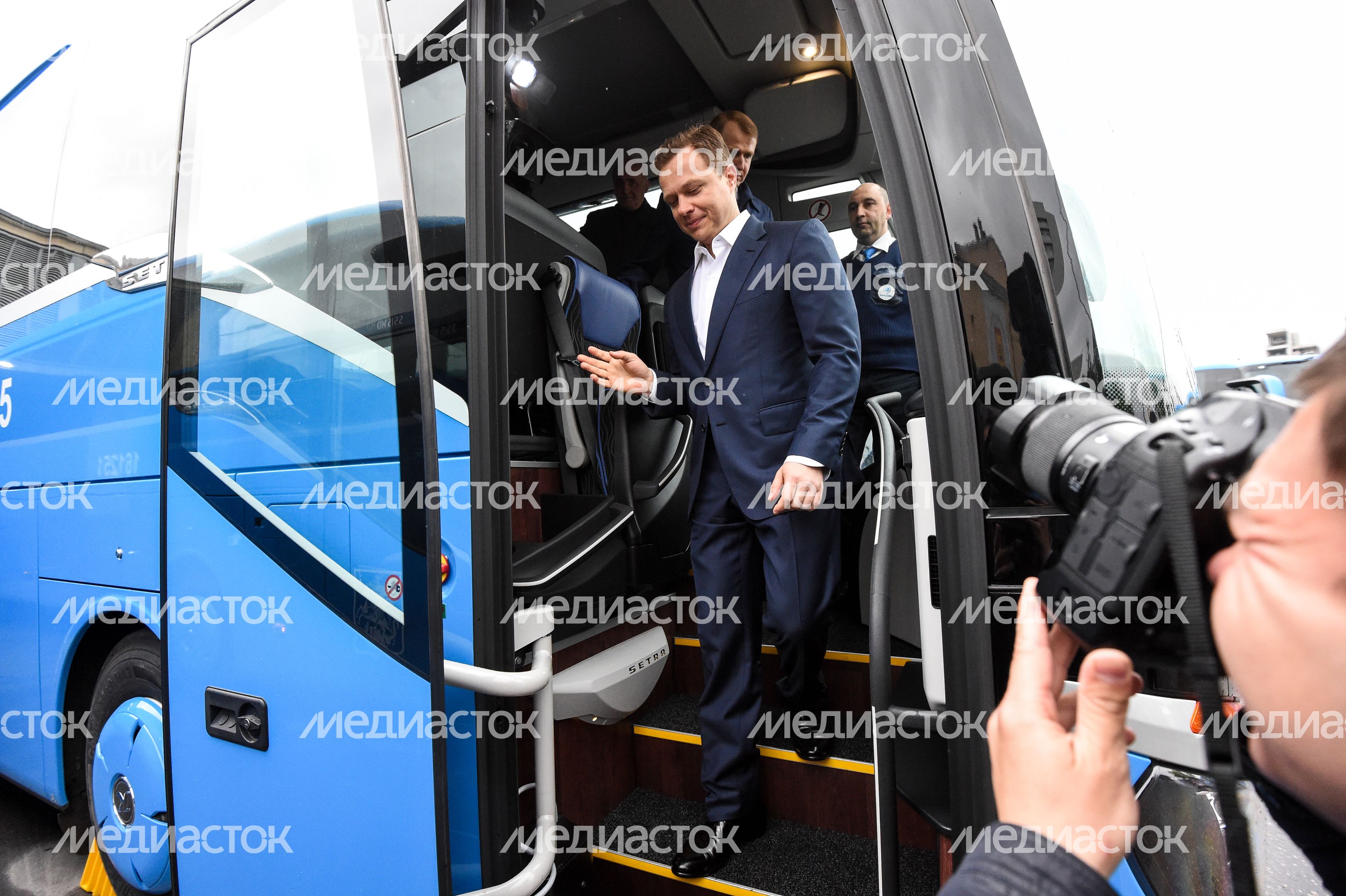 Презентация Автобусов FIFA состоялась в Москве