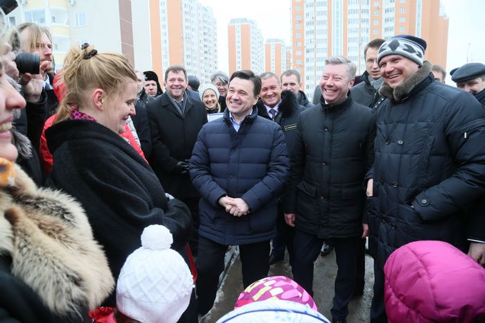 А. Воробьев посетил с рабочим визитом Ленинский район