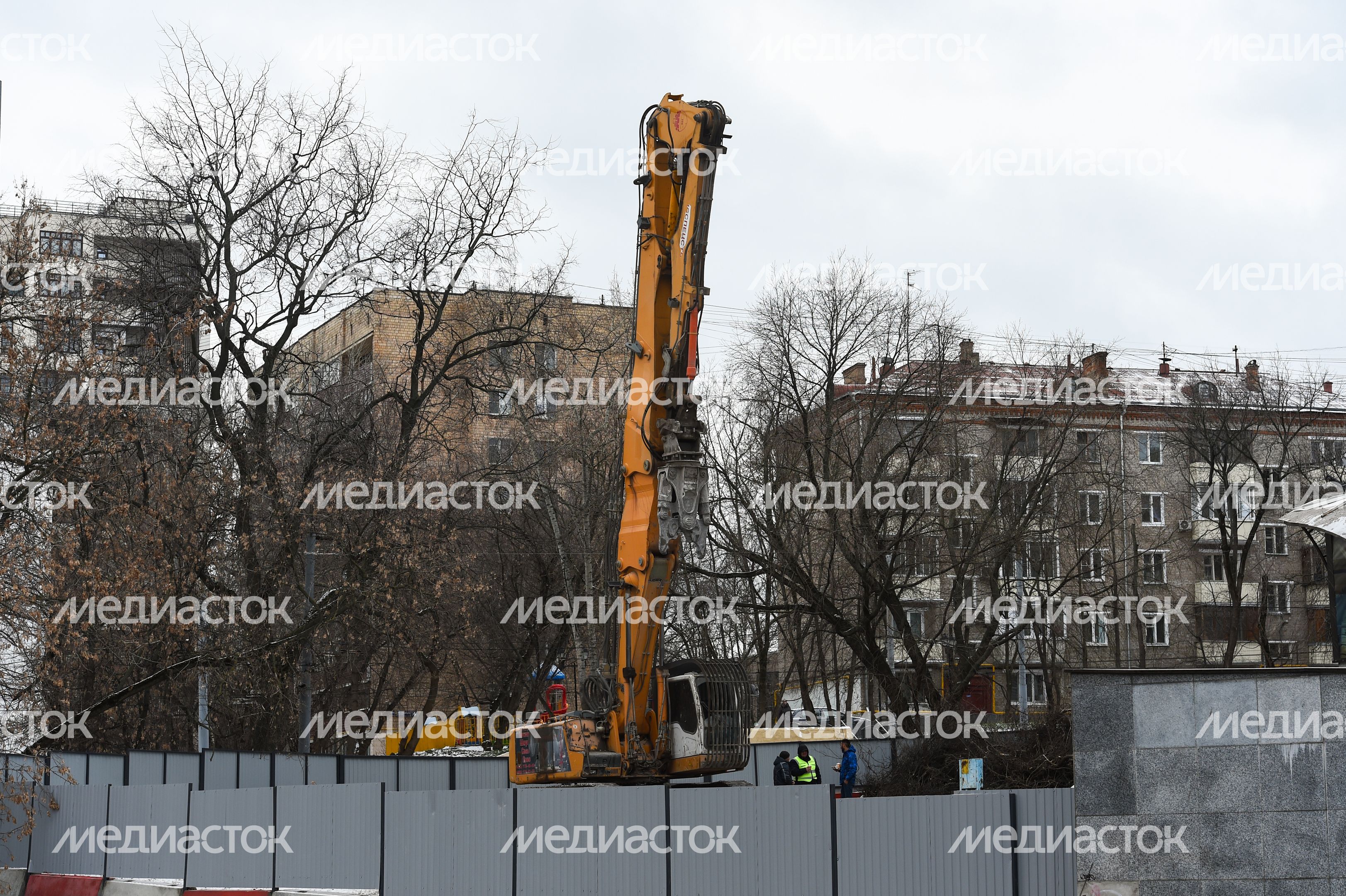 Снос кинотеатра «Соловей» в Москве