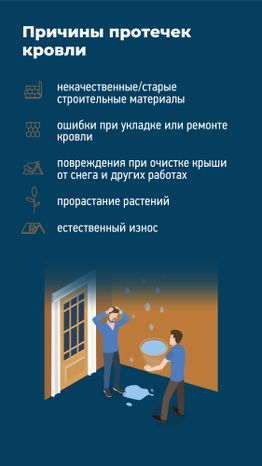 Что делать если течет крыша многоэтажного дома-вертикаль-03
