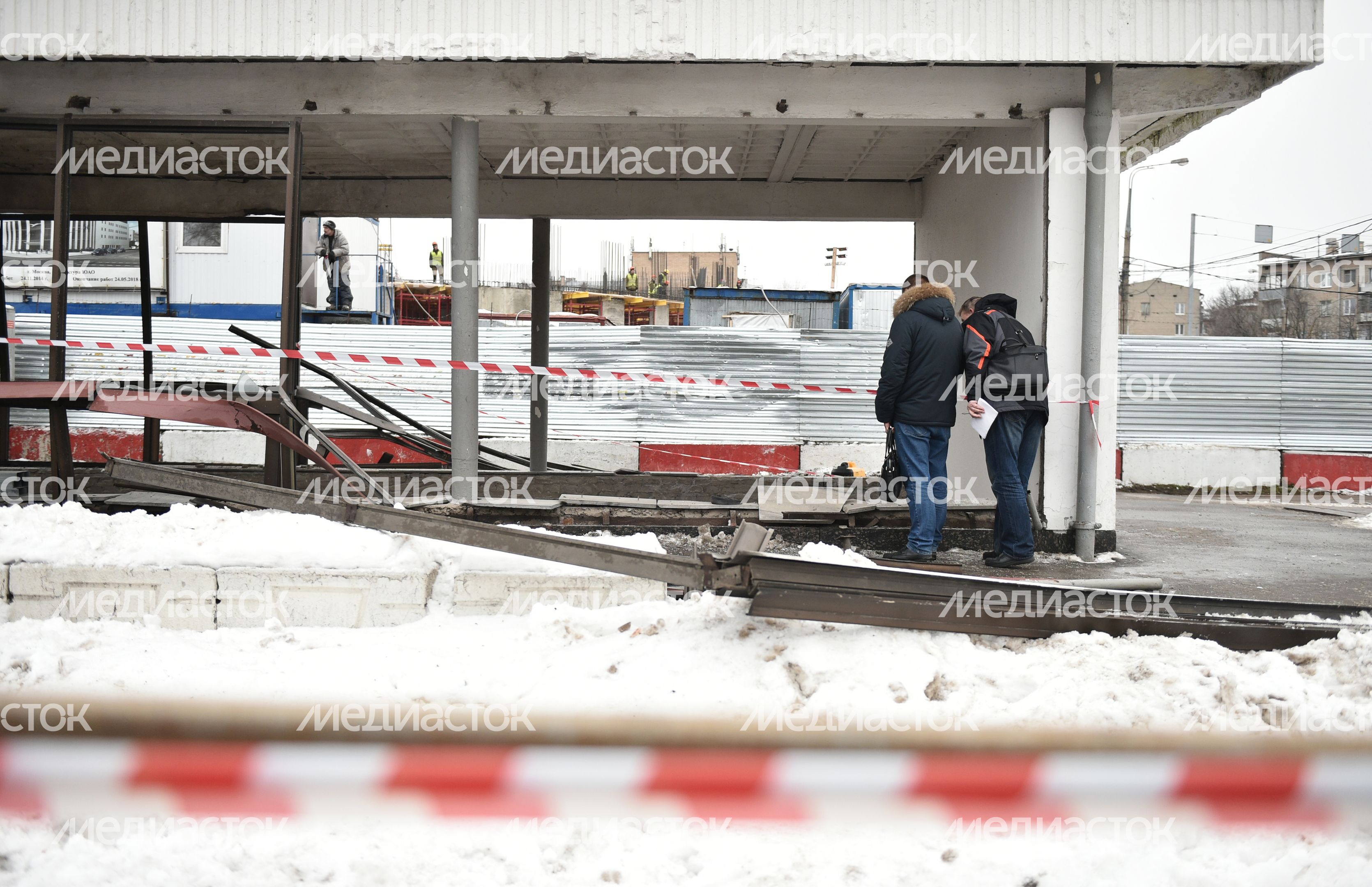Взрыв газового баллона у метро "Коломенская"