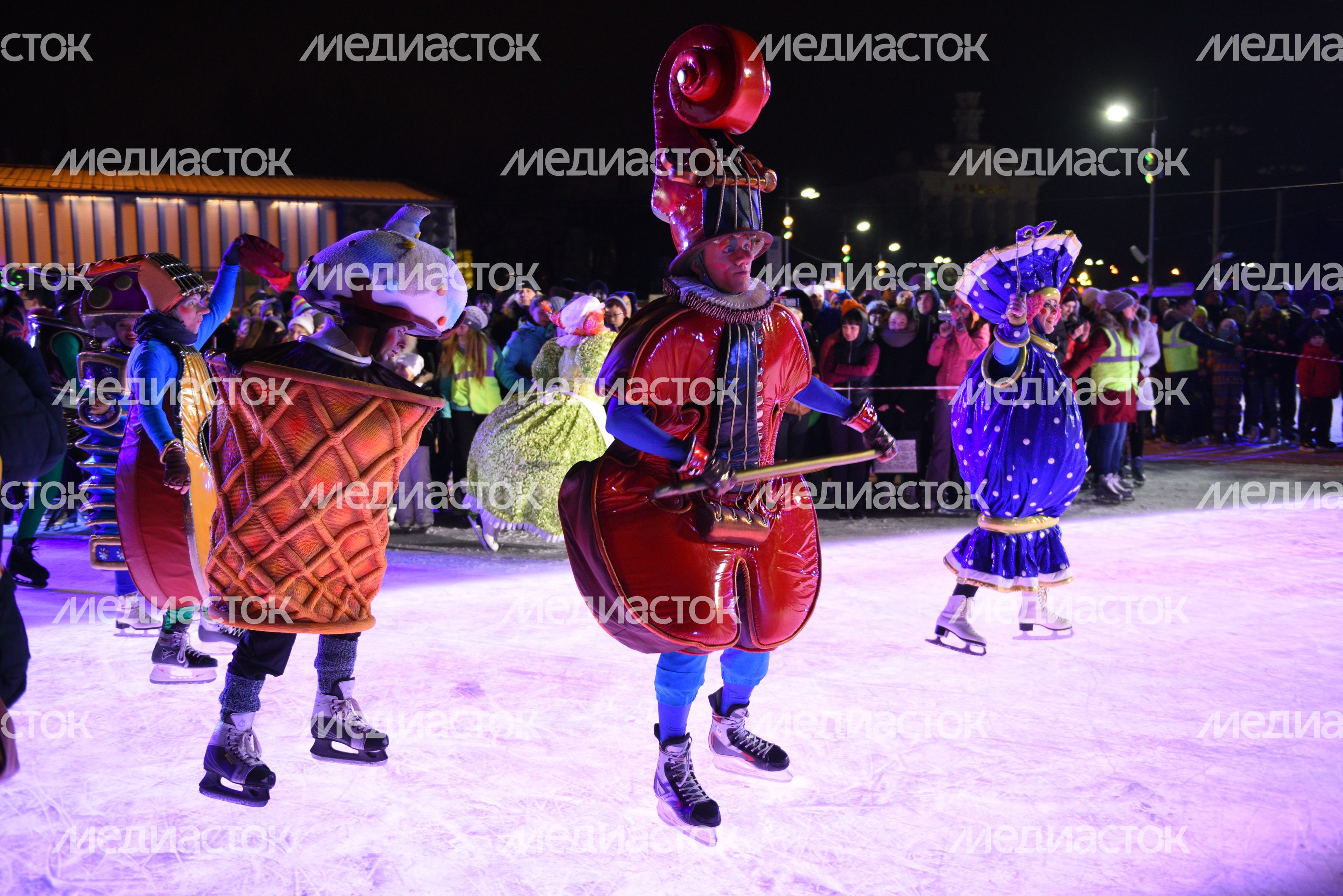 Открытие катка на ВДНХ в Москве