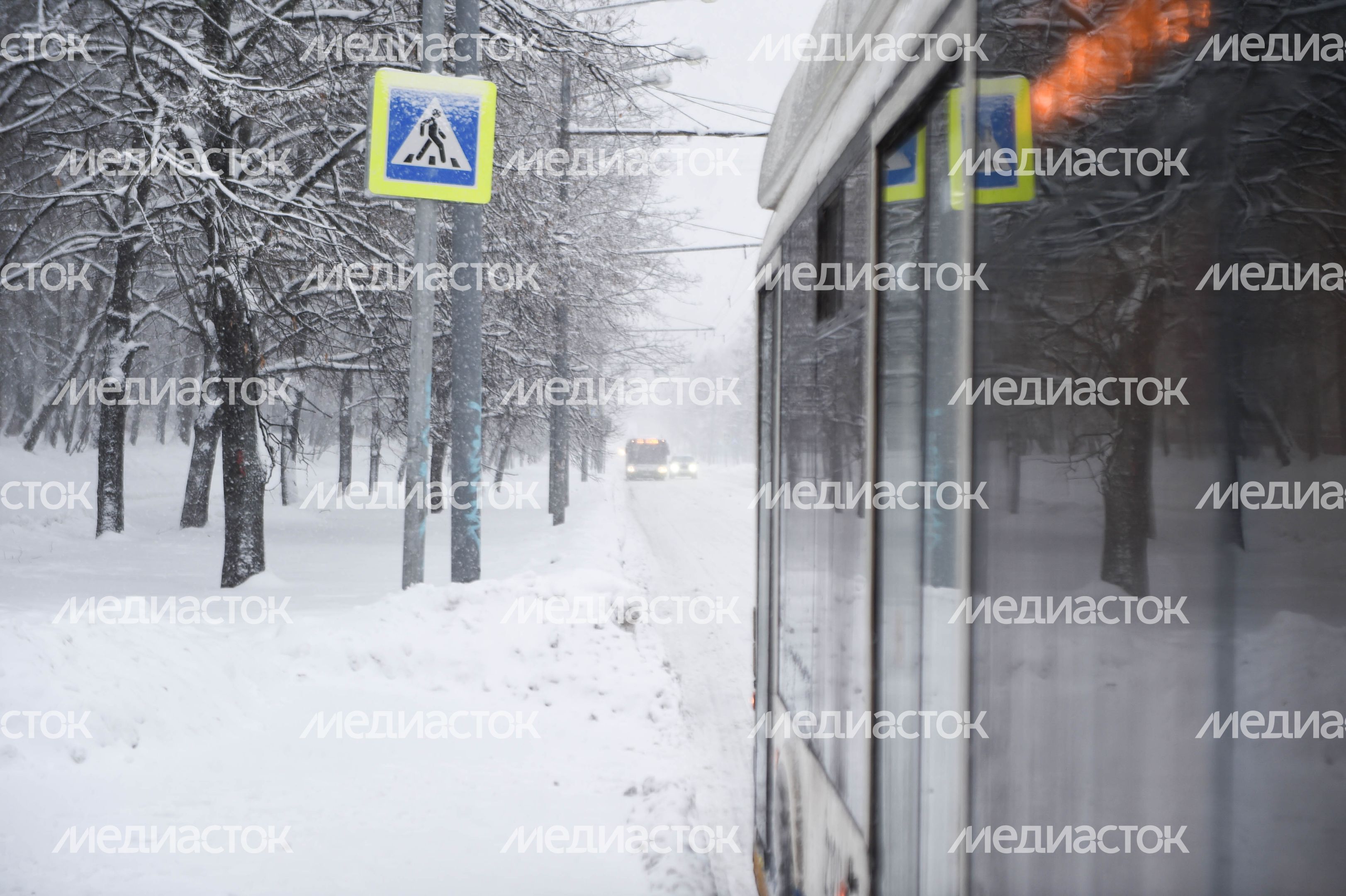 Рекордный снегопад в Москве и Подмосковье