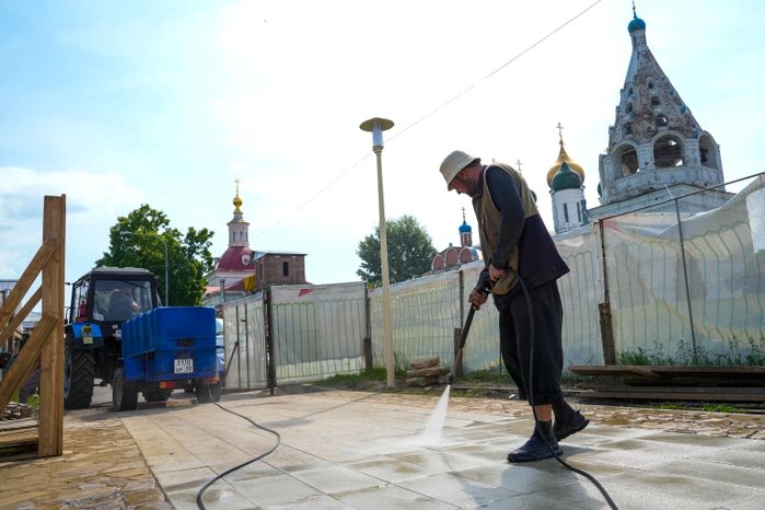 Благоустройство сквера "Блюдечко" в Коломне