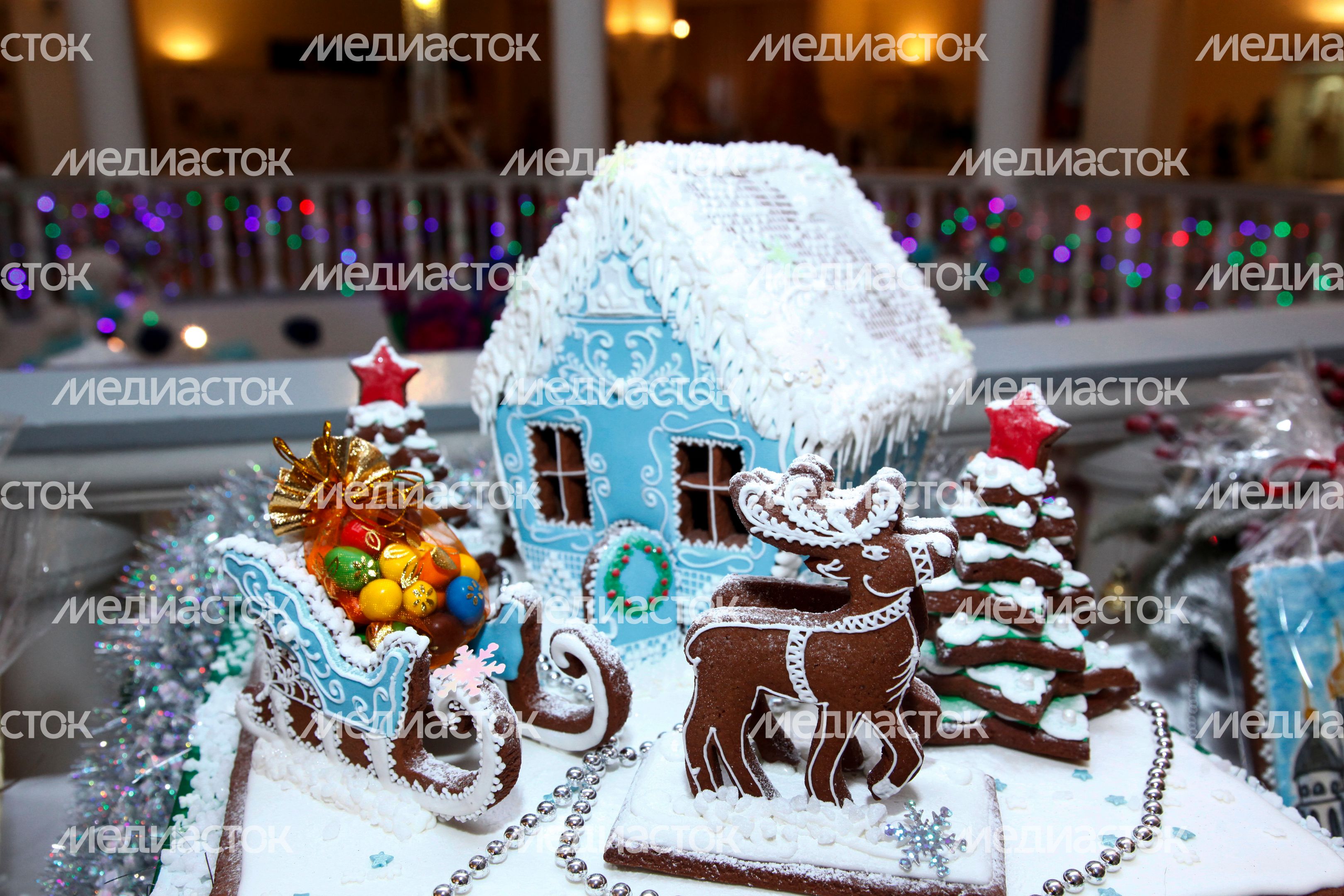 Выставка «Пряничный город», проходящая в музее-заповеднике «Дмитровский кремль»