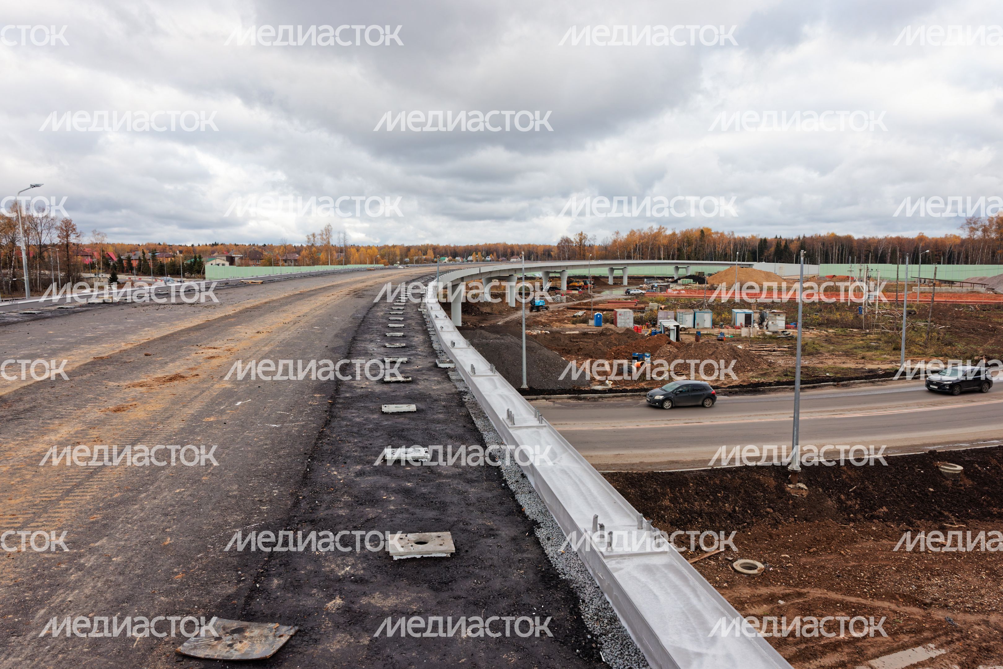 Северный обход Лобни. Развязка на Рогачевском шоссе