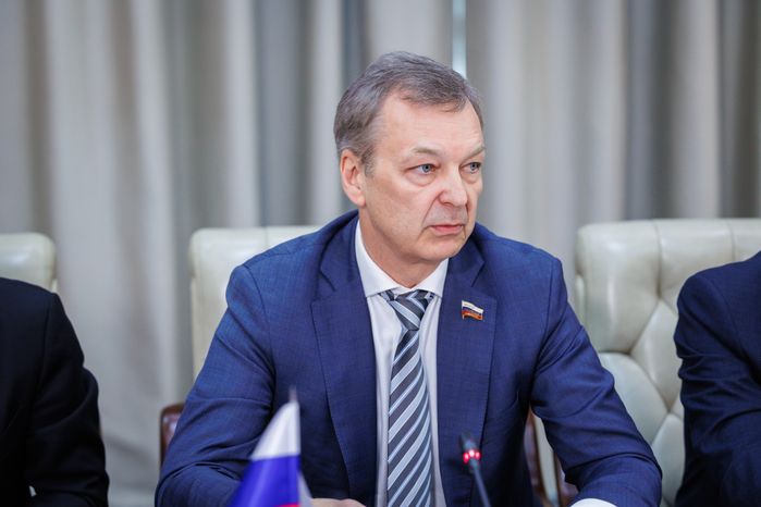 Андрей Яцкин принял участие в работе комиссии по сотрудничеству между Совфедом и Сенатом Парламента Казахстана