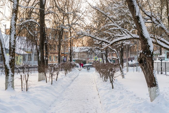 Сквер имени Чехова в Звенигороде