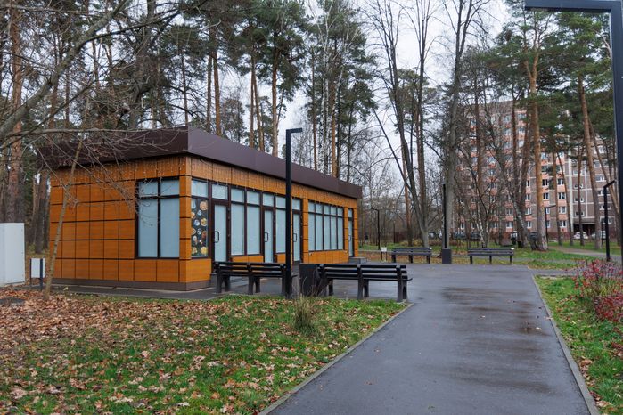 Глуховский парк в Ногинске осенью