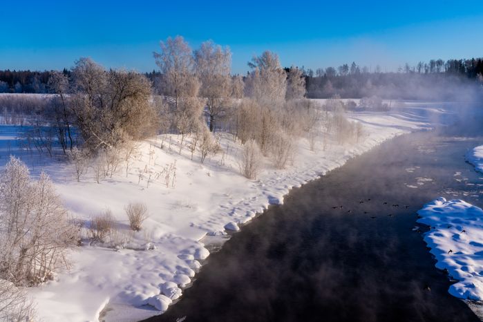 Река Озерна в Рузском округе