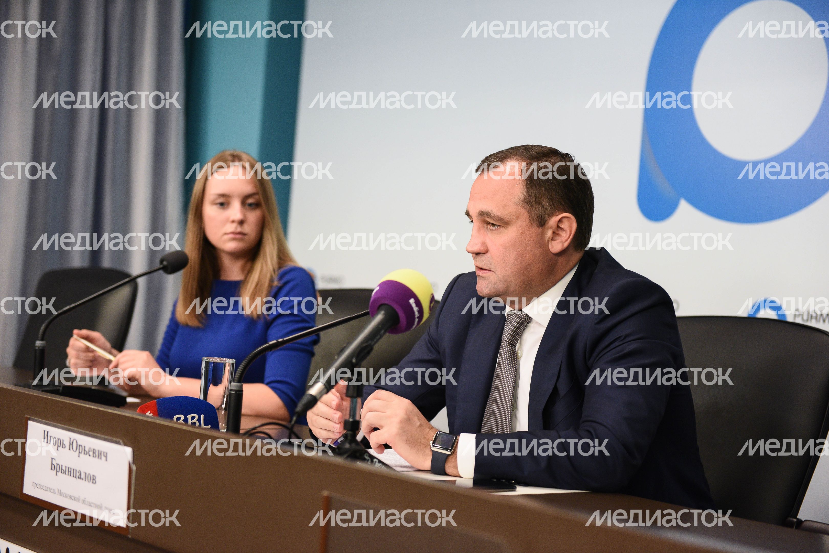Пресс-конференция председателя Московской областной думы Игоря Брынцалова