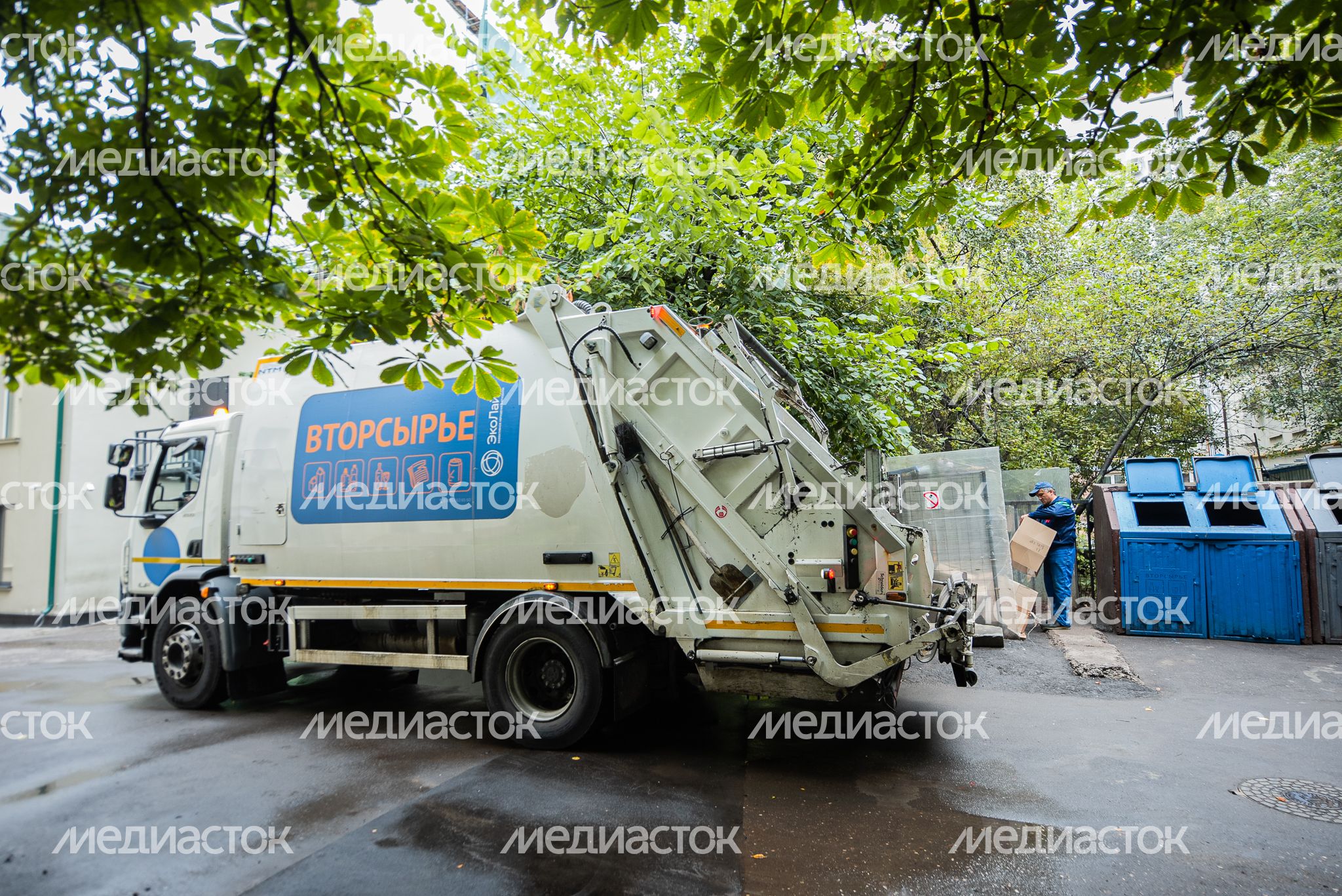 Вывоз вторсырья и смешанных отходов в Московской области