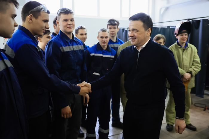 Посещение Губернатором Павлово-Посадского Техникума