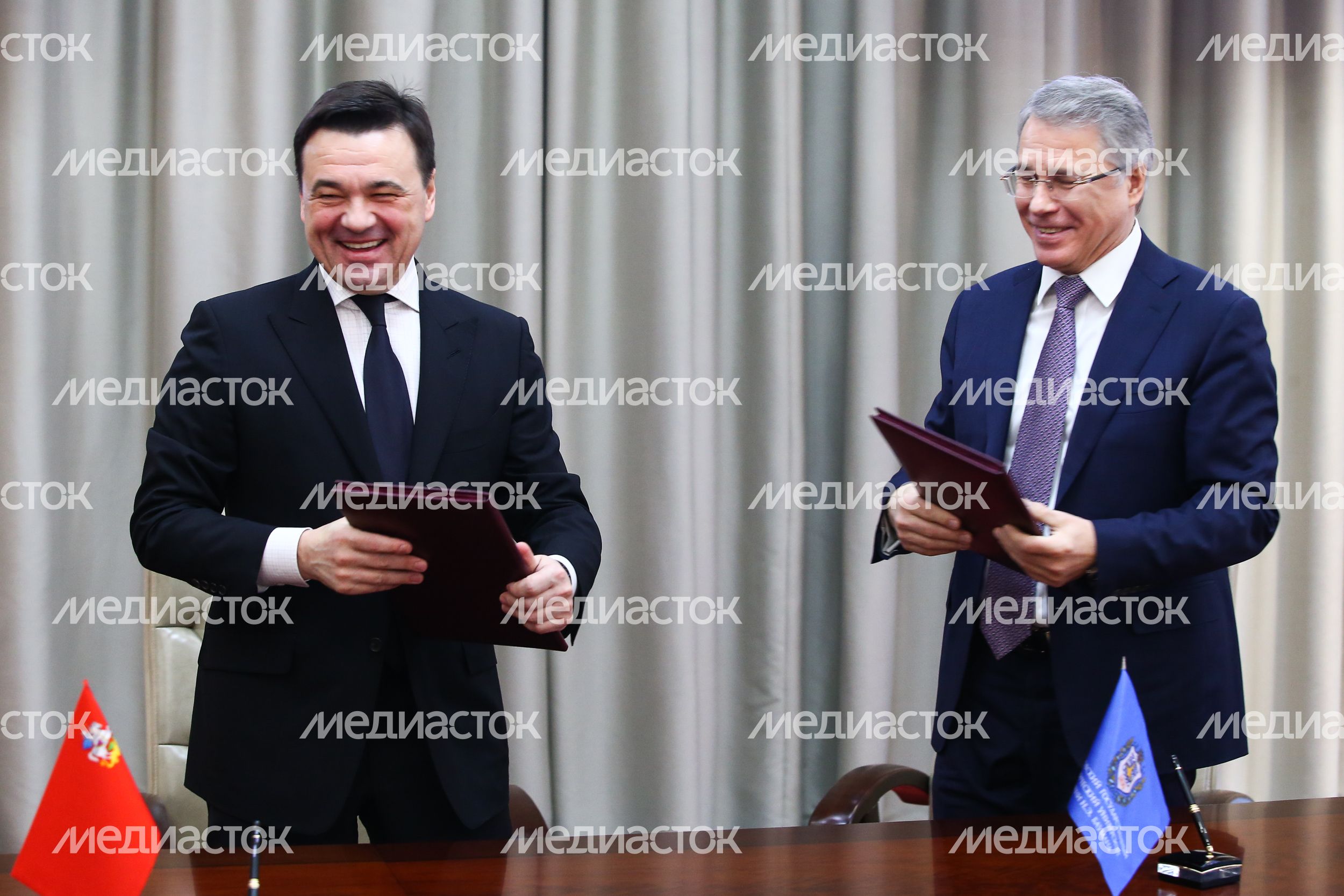Подписание Соглашения о сотрудничестве между Правительством Подмосковья, ОИЯИ и МГТУ им. Н.Э. Баумана