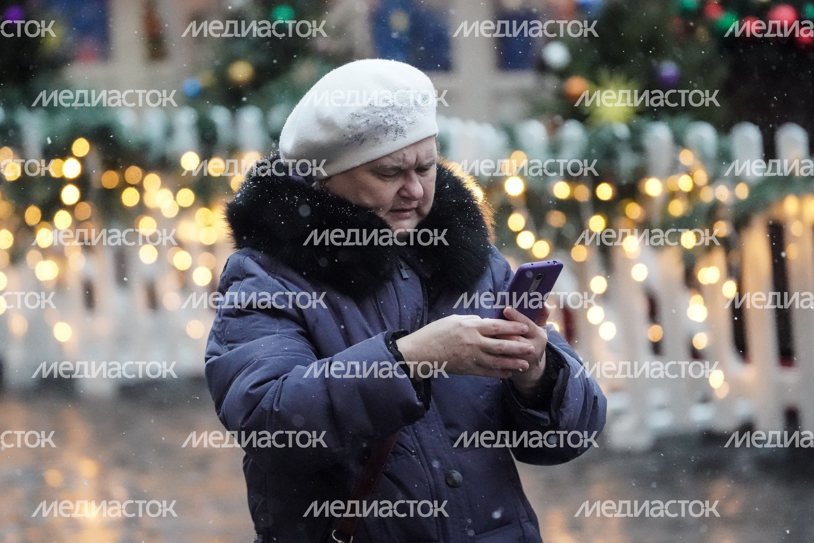 Снегопад в Москве
