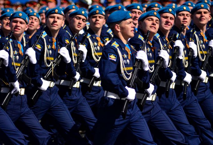 Генеральная репетиция парада Победы на Красной площади