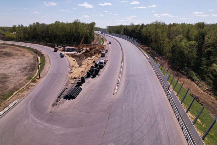 Строительство двух участков Южно-Лыткаринской автодороги
