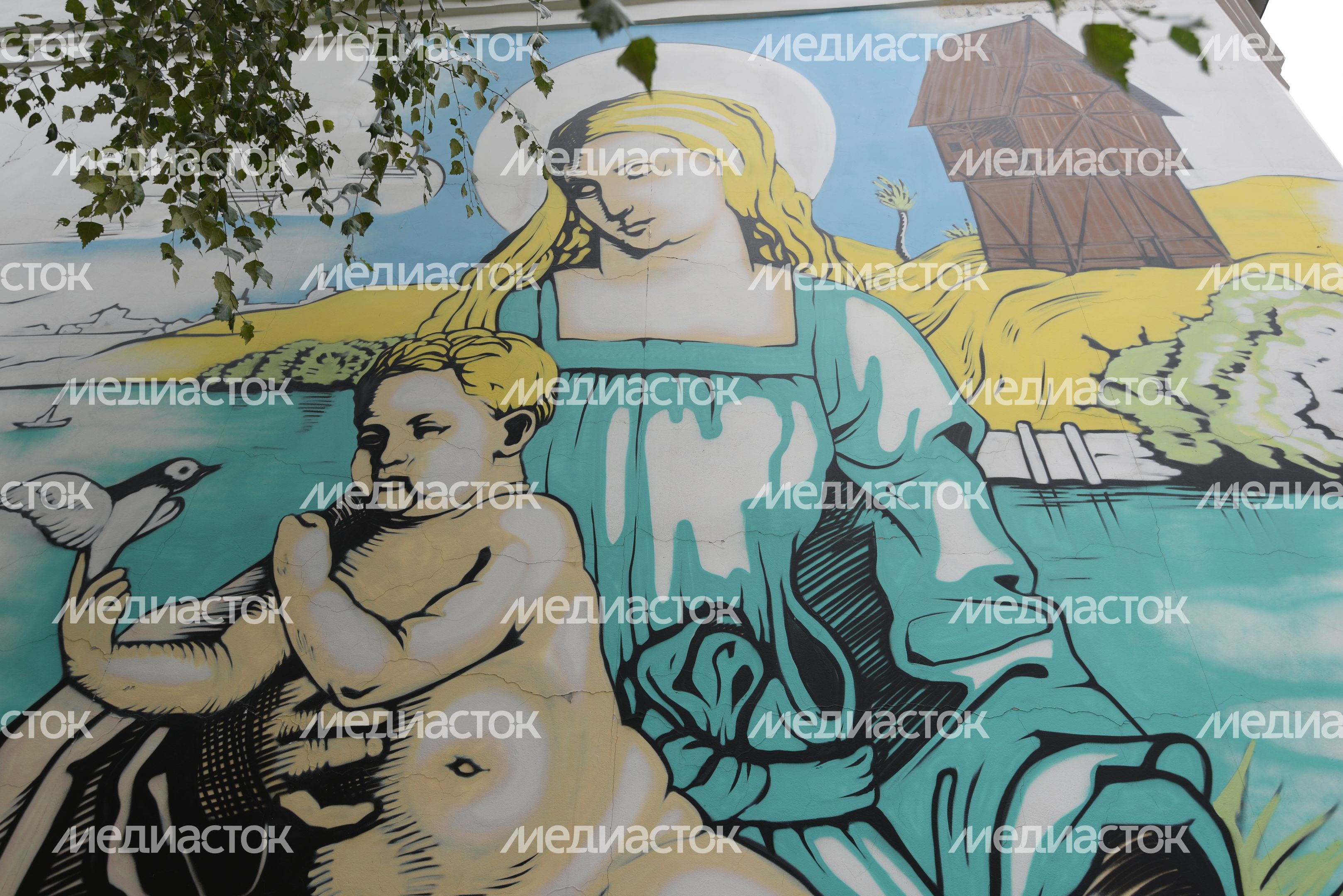 Граффити на улицах Москвы
