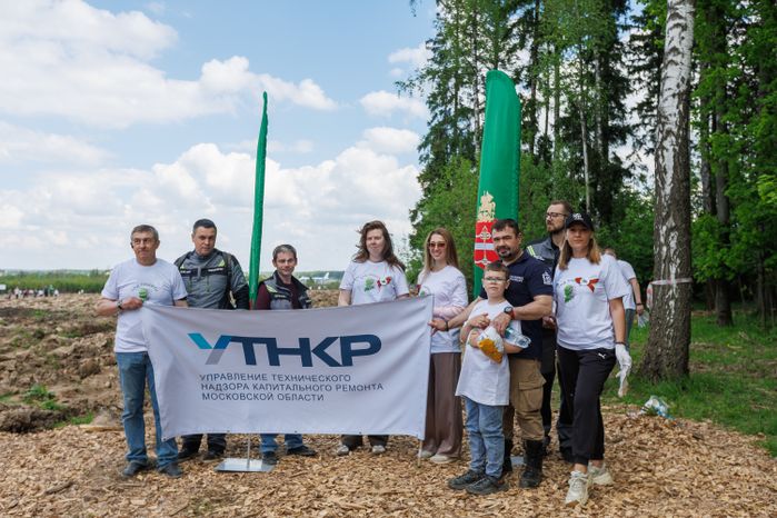 Кирилл Григорьев с командой принял участие во Всероссийской акции «Сад памяти»