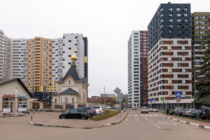 Виды города Долгопрудный осенью