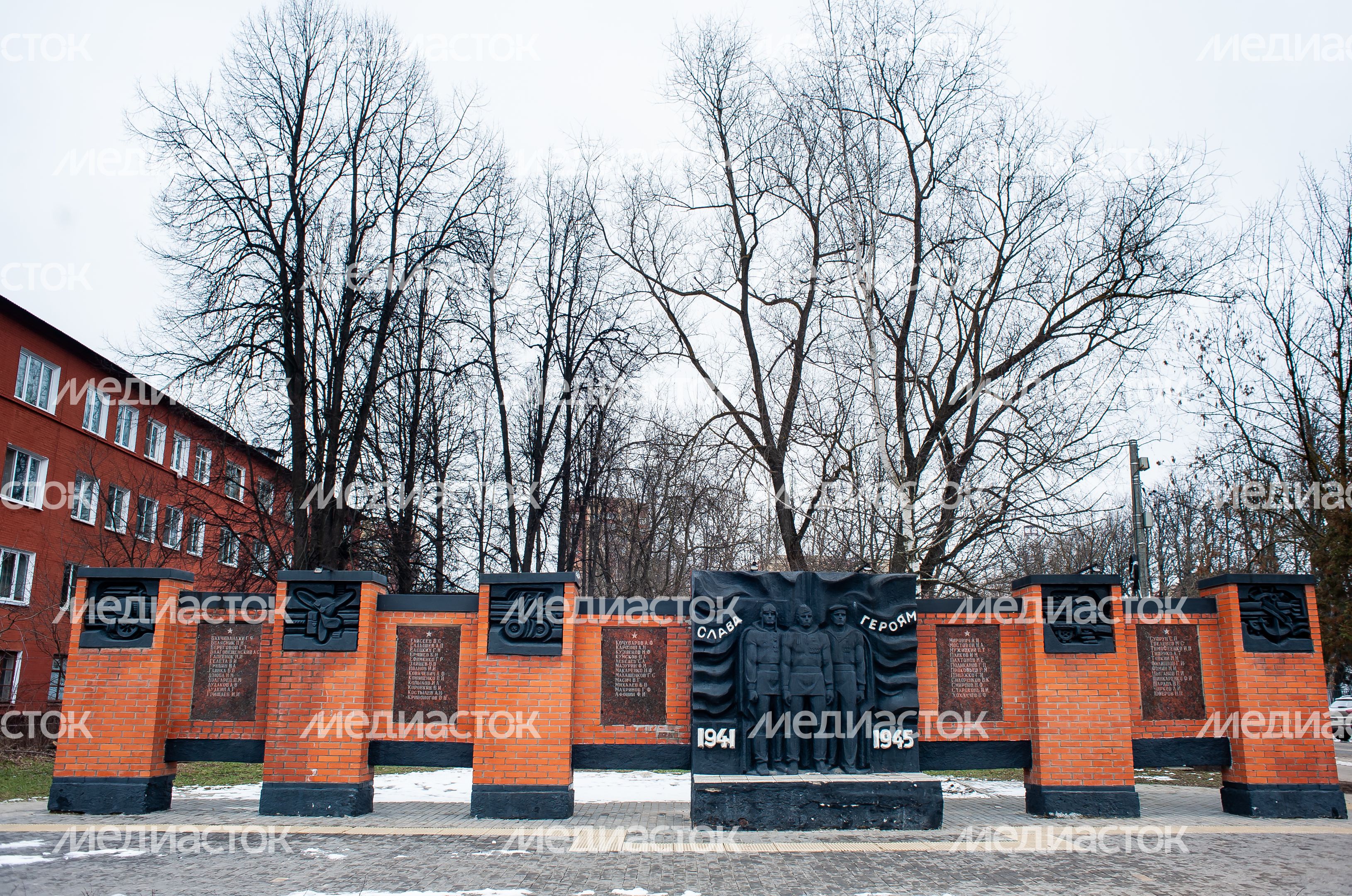 Зимние виды города Щелково