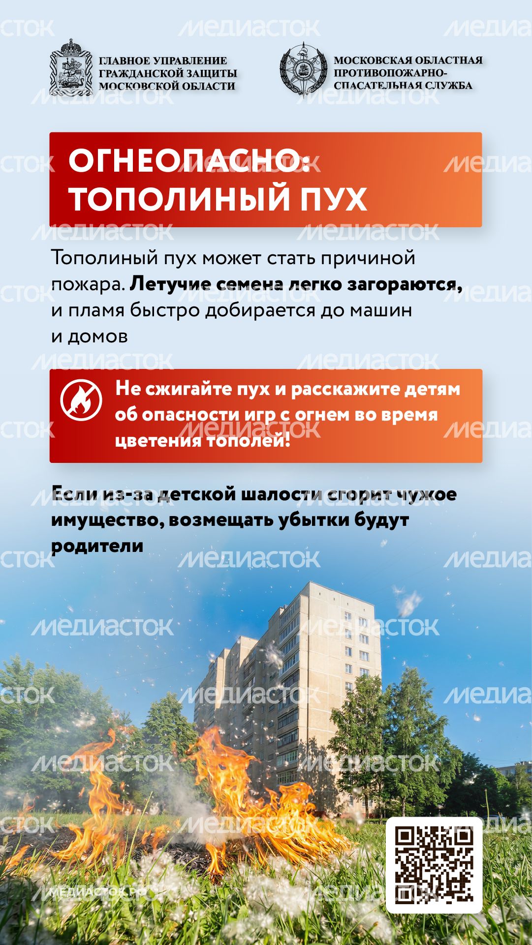 Огнеопасно тополиный пух вертикаль 01