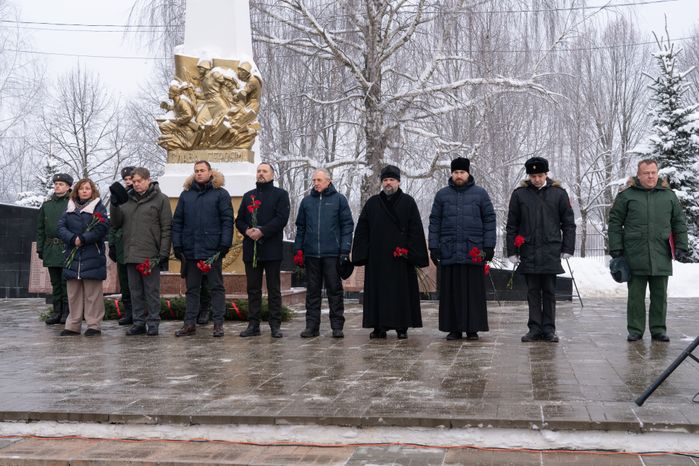 Красногорск. Митинг «Битва под Москвой» в деревне Нефедьево