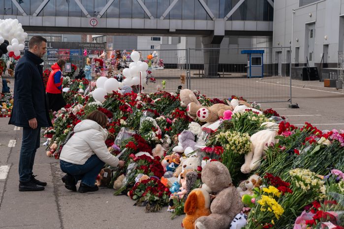 Мемориал памяти погибших в «Крокус Сити Холле» в Красногорске
