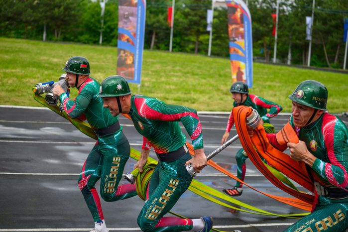 Турнир по пожарно-спасательному спорту в память о тренере В.И. Яблочкине в Подольске