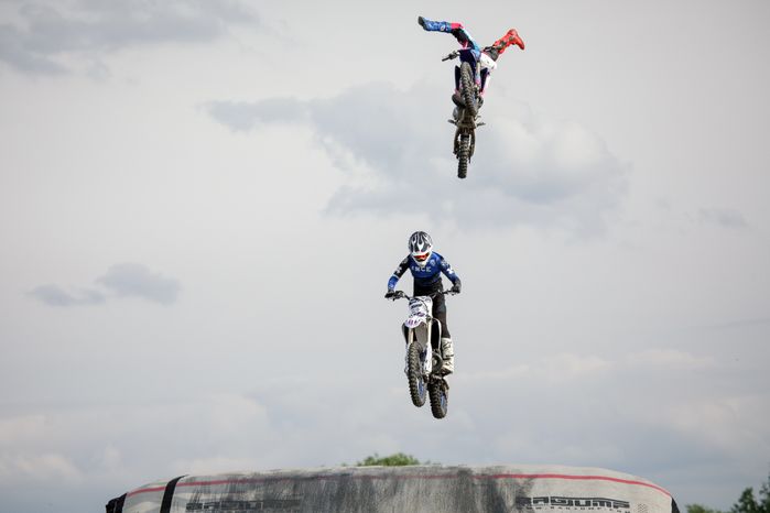 Шоу команды мотофристайла FMX13 в Лобне