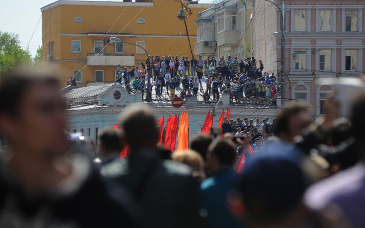 Парад Победы на Красной площади в Москве