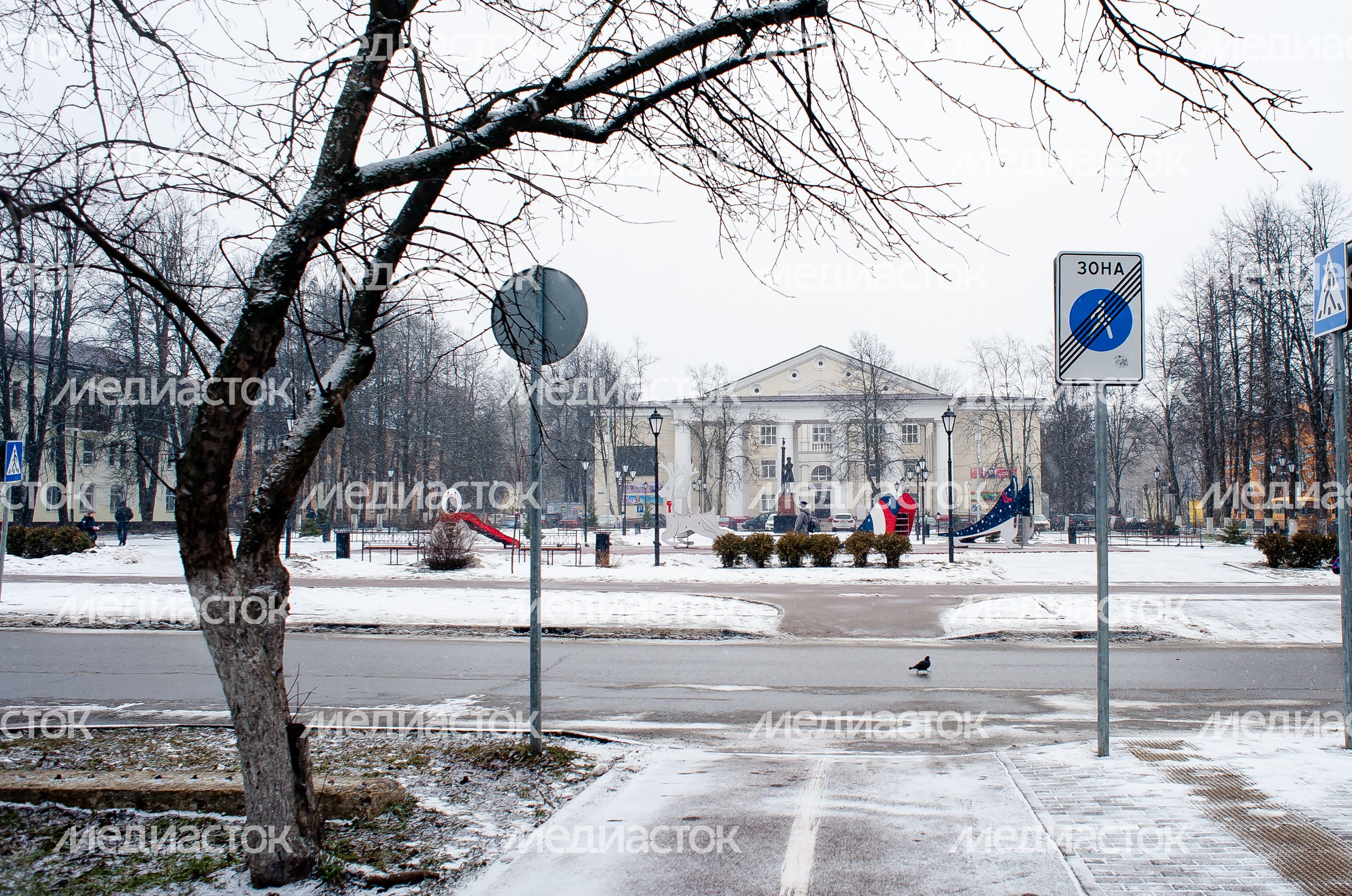 Зимние виды города Щелково