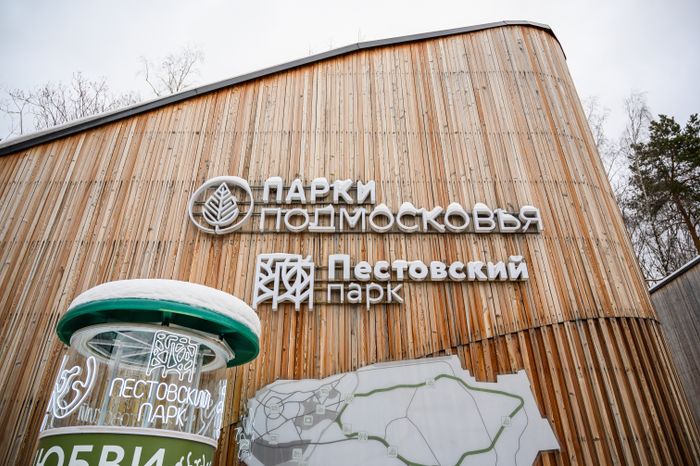 Зимний Пестовский парк в Балашихе