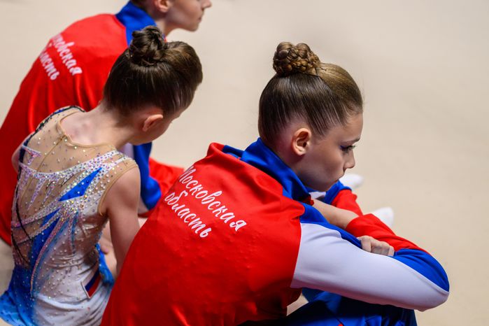 Спортсменки из Подмосковья на соревнованиях по спортивной акробатике «Кубок Владимира Гургенидзе» в Одинцово